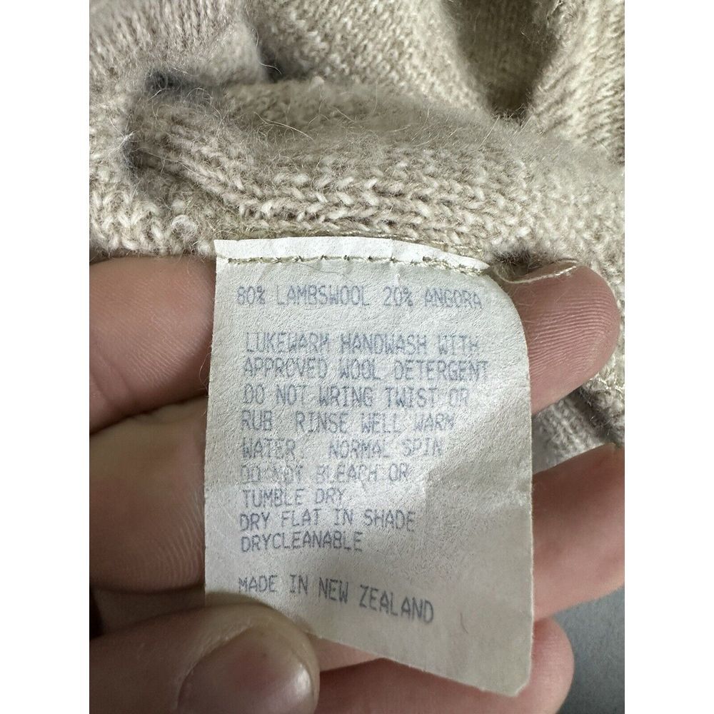Women's Beige Patterned Cardigan - Picture 9 of 9